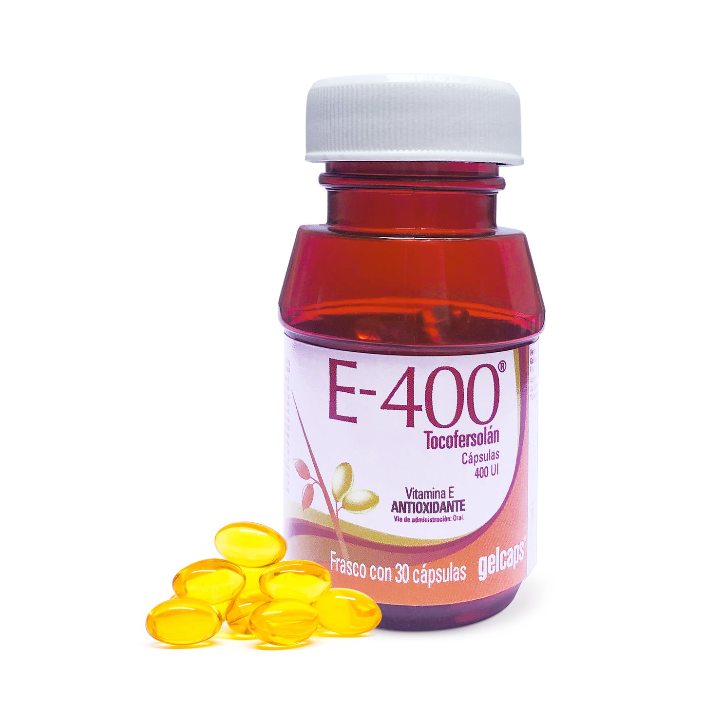 Vitamina E 400mg Con 30 Cápsulas Antioxidante Gelcaps