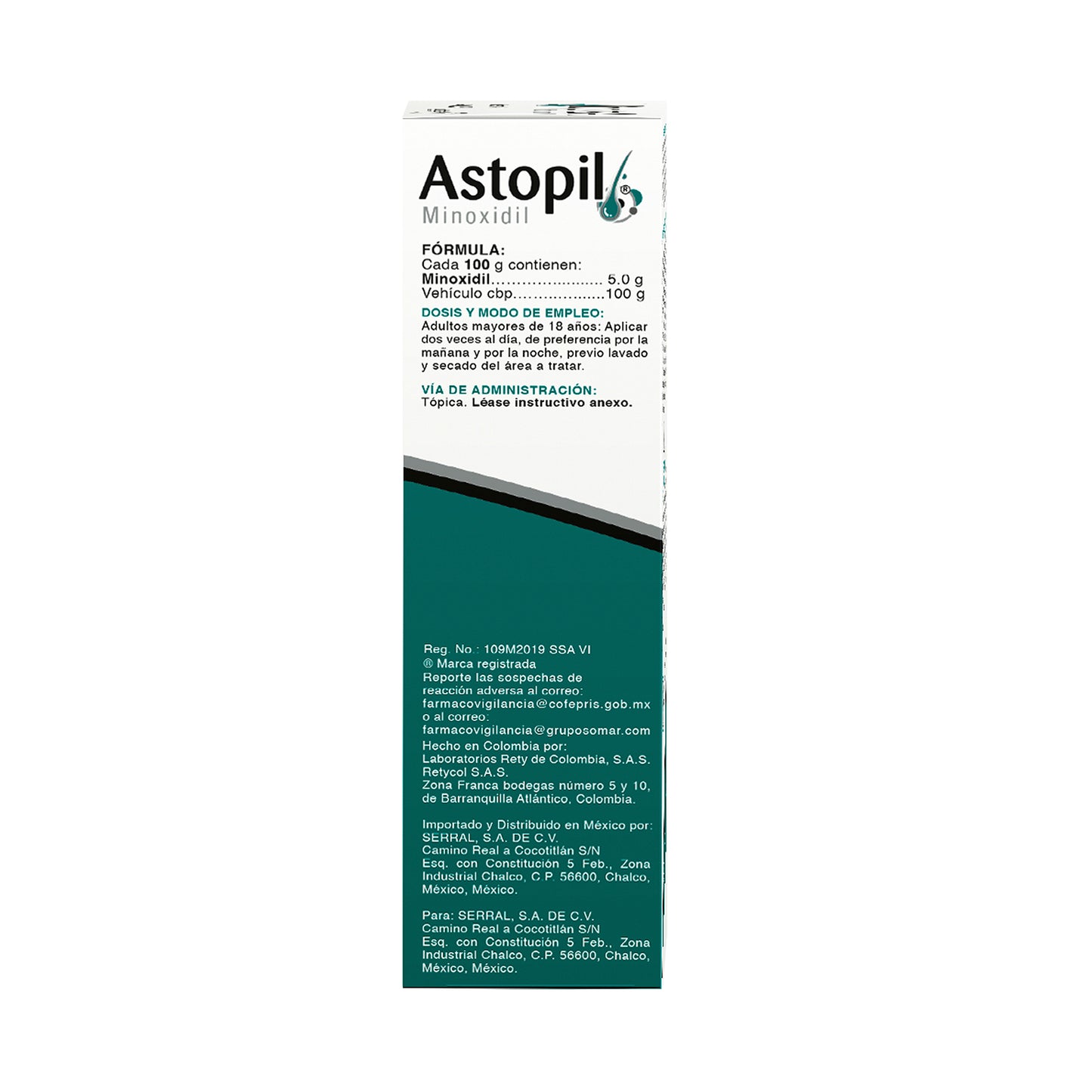 Astopil Minoxidil 5% Espuma 15ml
