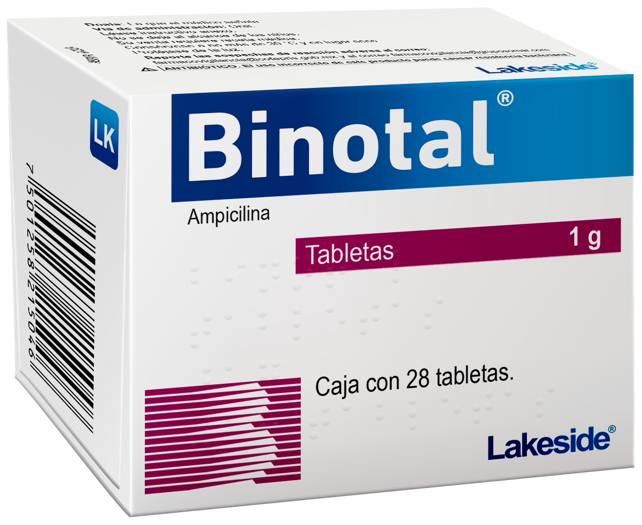 Binotal 1g C/28 Tab Ampicilina