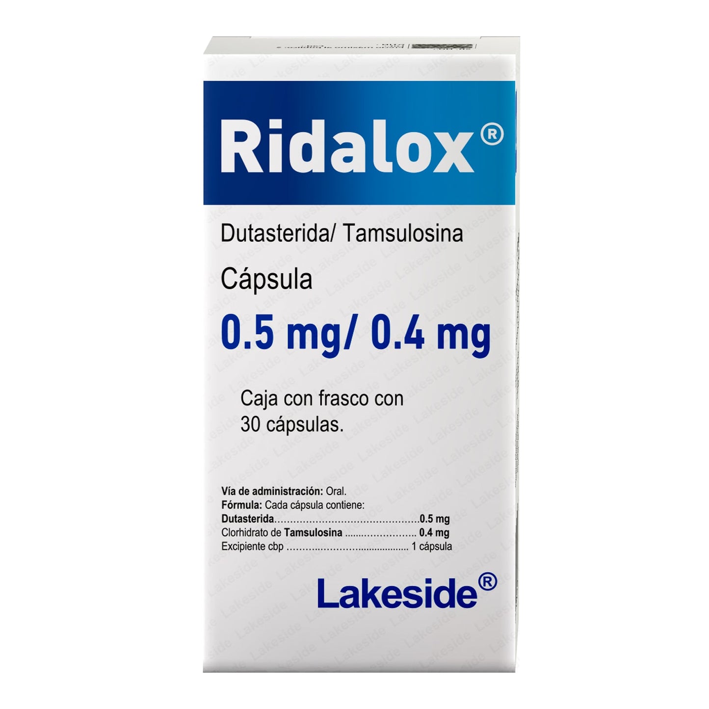 Ridalox 0.4/0.5MG x 30