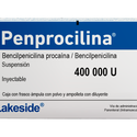 Penprocilina 400 000 U fco c/ampula, ampolleta C/2ml suspension iny