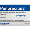 Penprocilina 800 000 U fco c/ampula, ampolleta C/2ml suspension iny