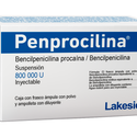 Penprocilina 800 000 U fco c/ampula, ampolleta C/2ml suspension iny