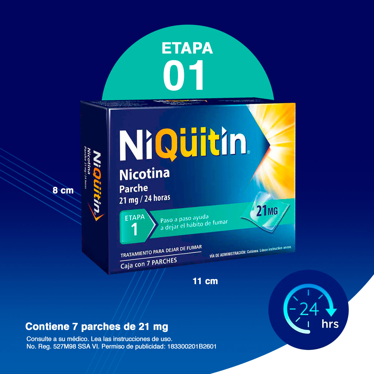 NiQuitin Etapa 1-6 Pack Tratamiento Para Dejar De Fumar