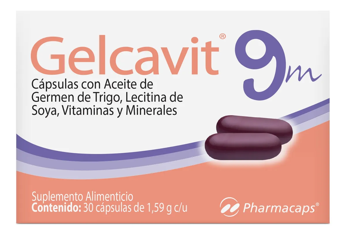 Gelcavit 9m Con 30 Cápsulas Pharmacaps