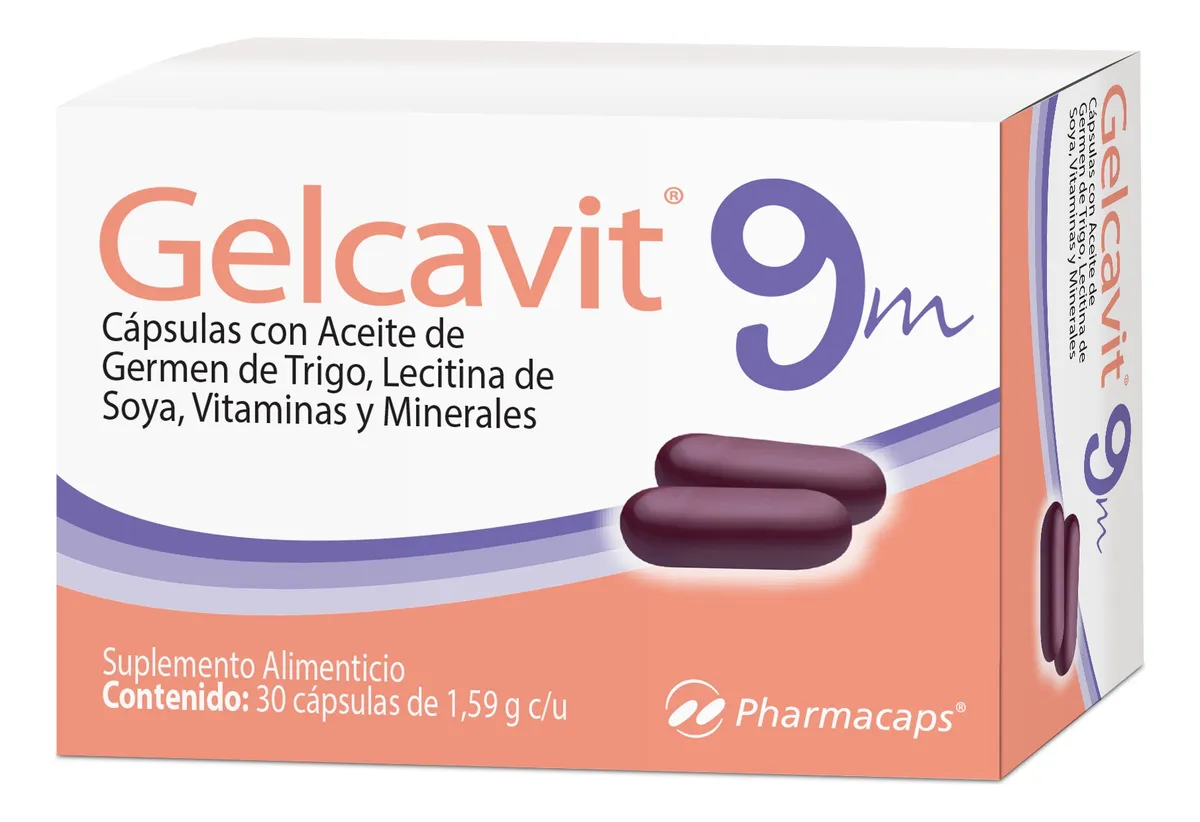 Gelcavit 9m Con 30 Cápsulas Pharmacaps