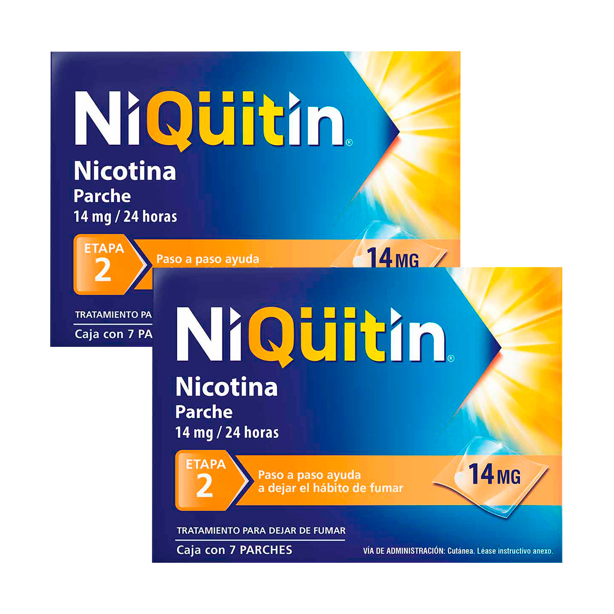 NiQuitin Etapa 2-2 Pack Tratamiento Para Dejar De Fumar