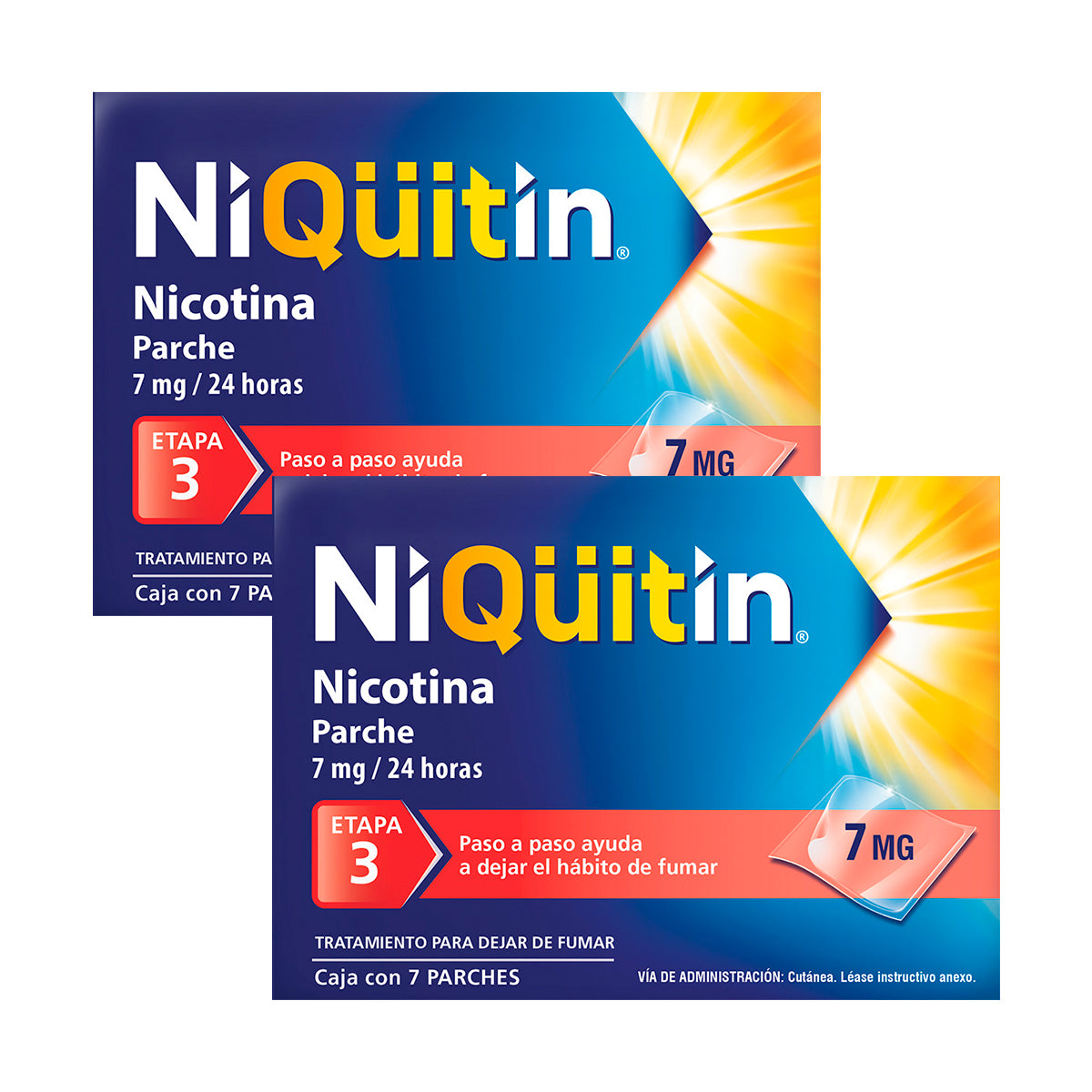 NiQuitin Etapa 3-2 Pack Tratamiento Para Dejar De Fumar