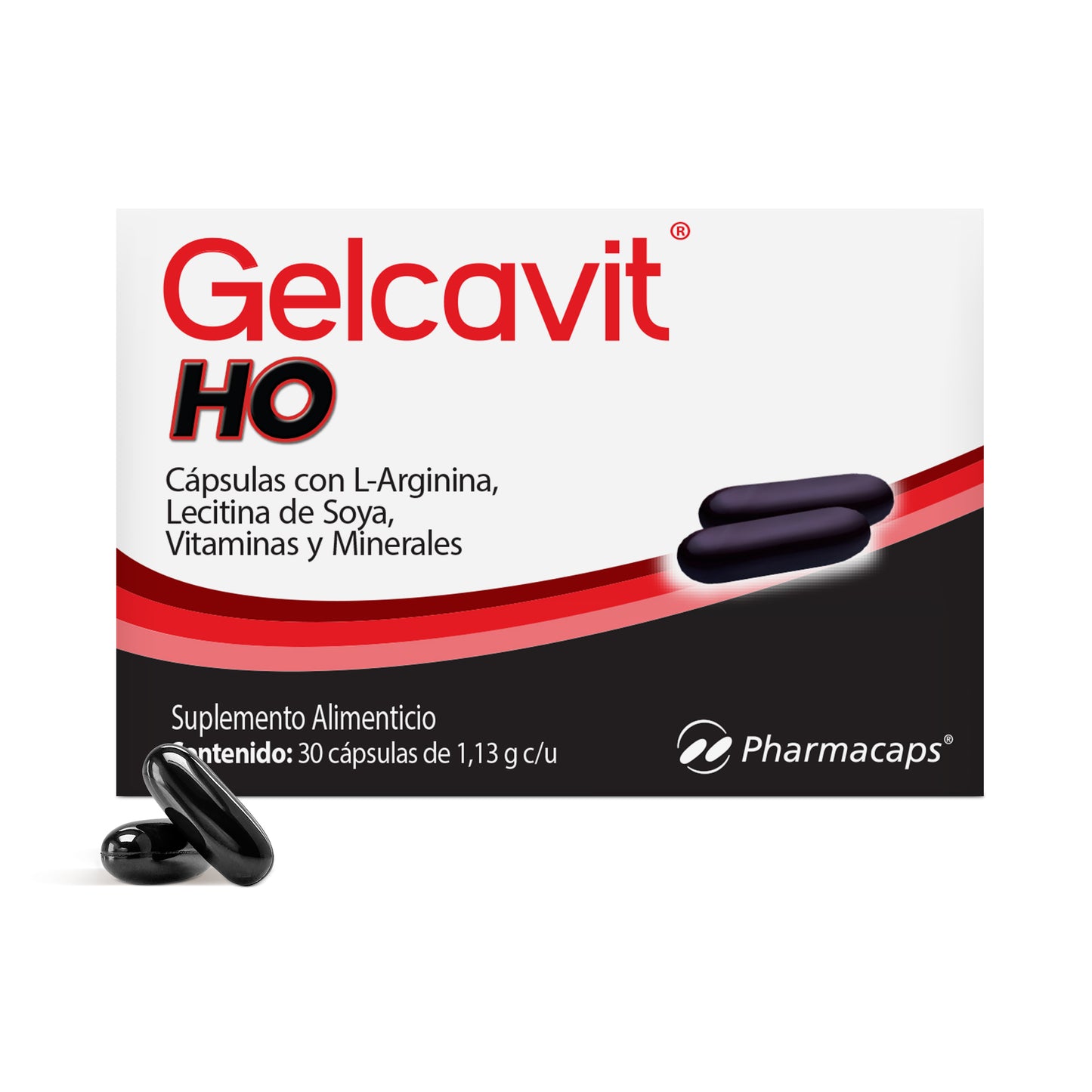 Gelcavit Ho L-arginina Con 30 Cápsulas Gelcaps