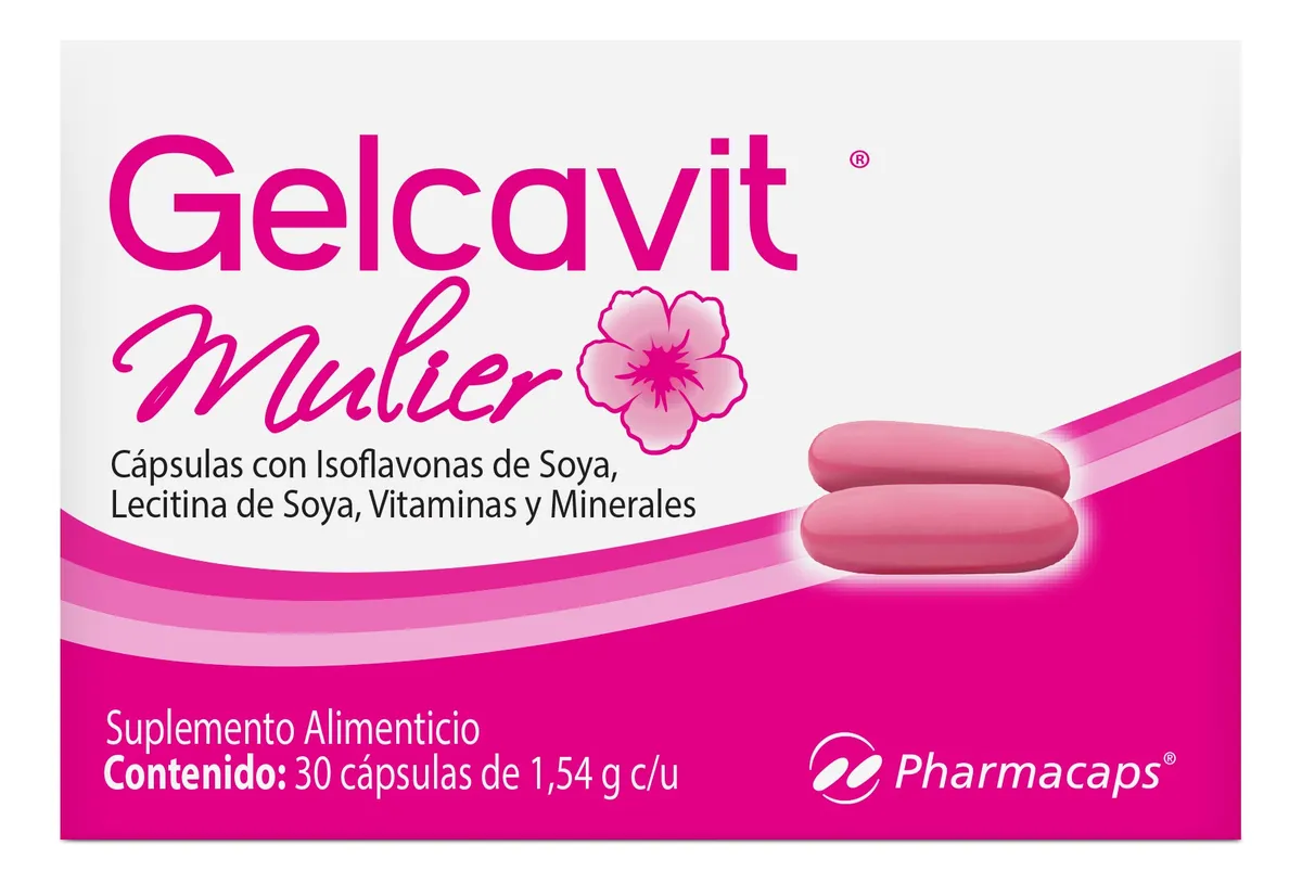 Gelcavit Mulier Isoflavonas C/30 Caps Pharmacaps
