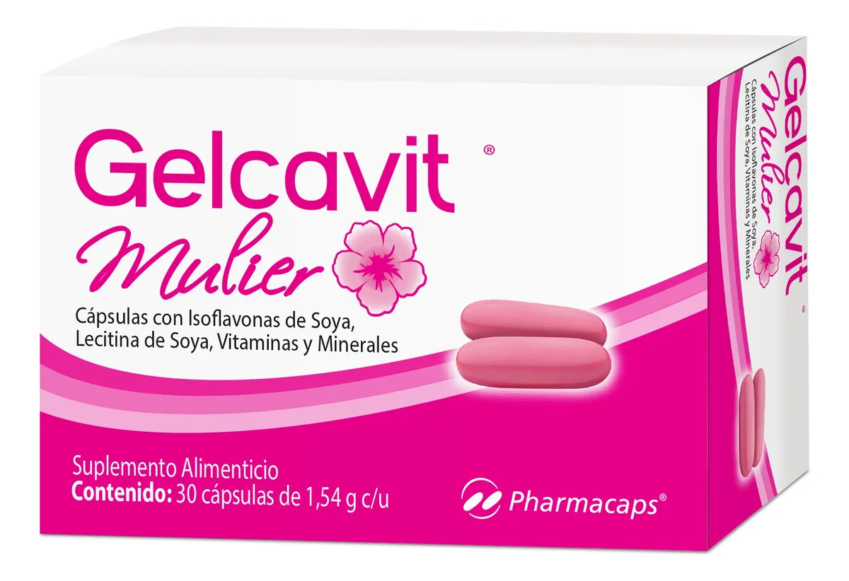 Gelcavit Mulier Isoflavonas C/30 Caps Pharmacaps