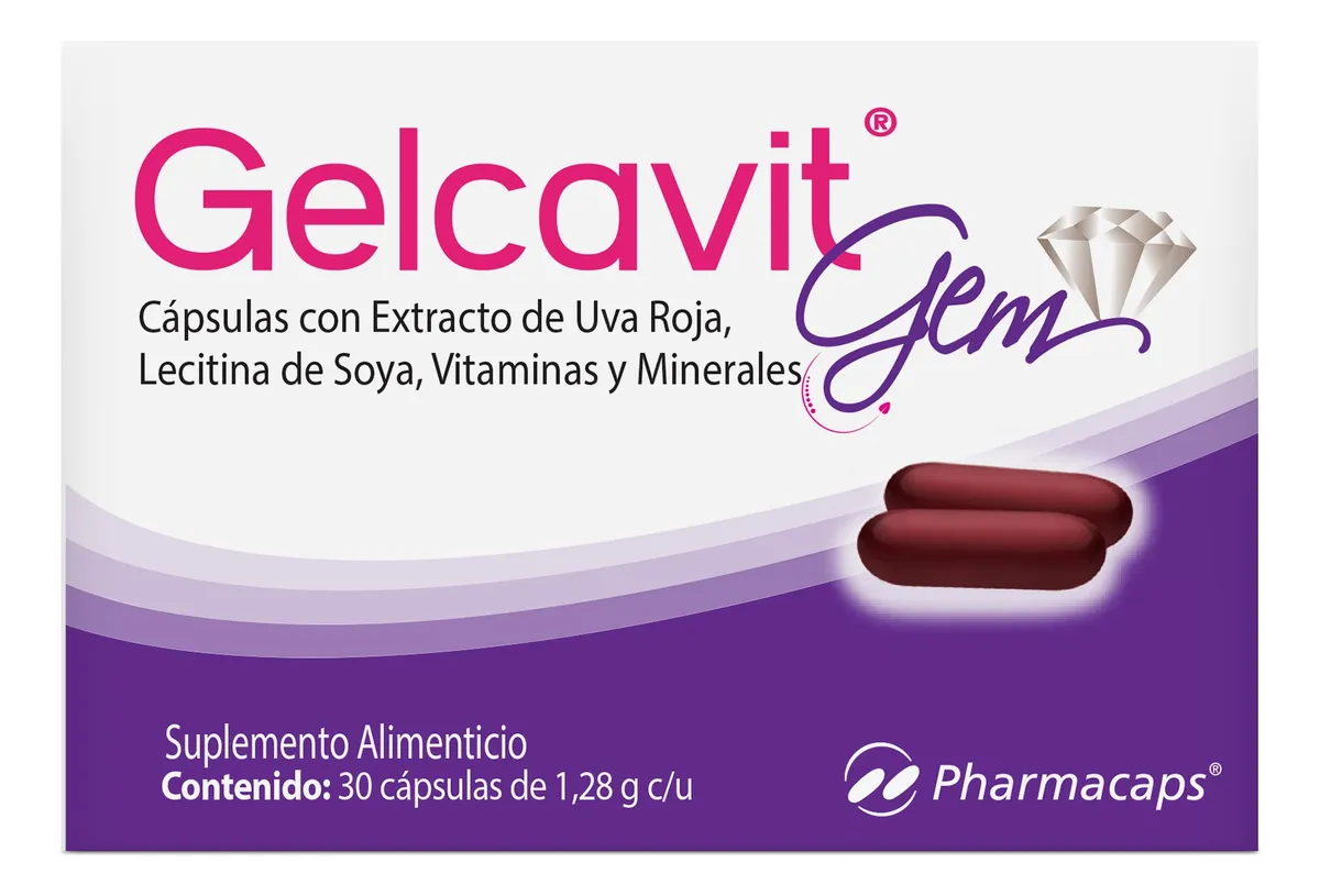 Gelcavit Gem Con 30 Cápsulas Pharmacaps