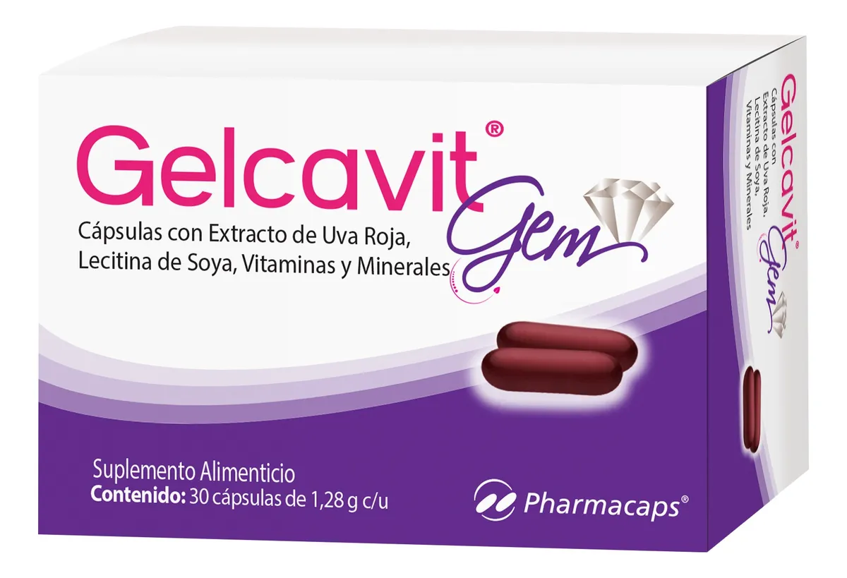 Gelcavit Gem Con 30 Cápsulas Pharmacaps