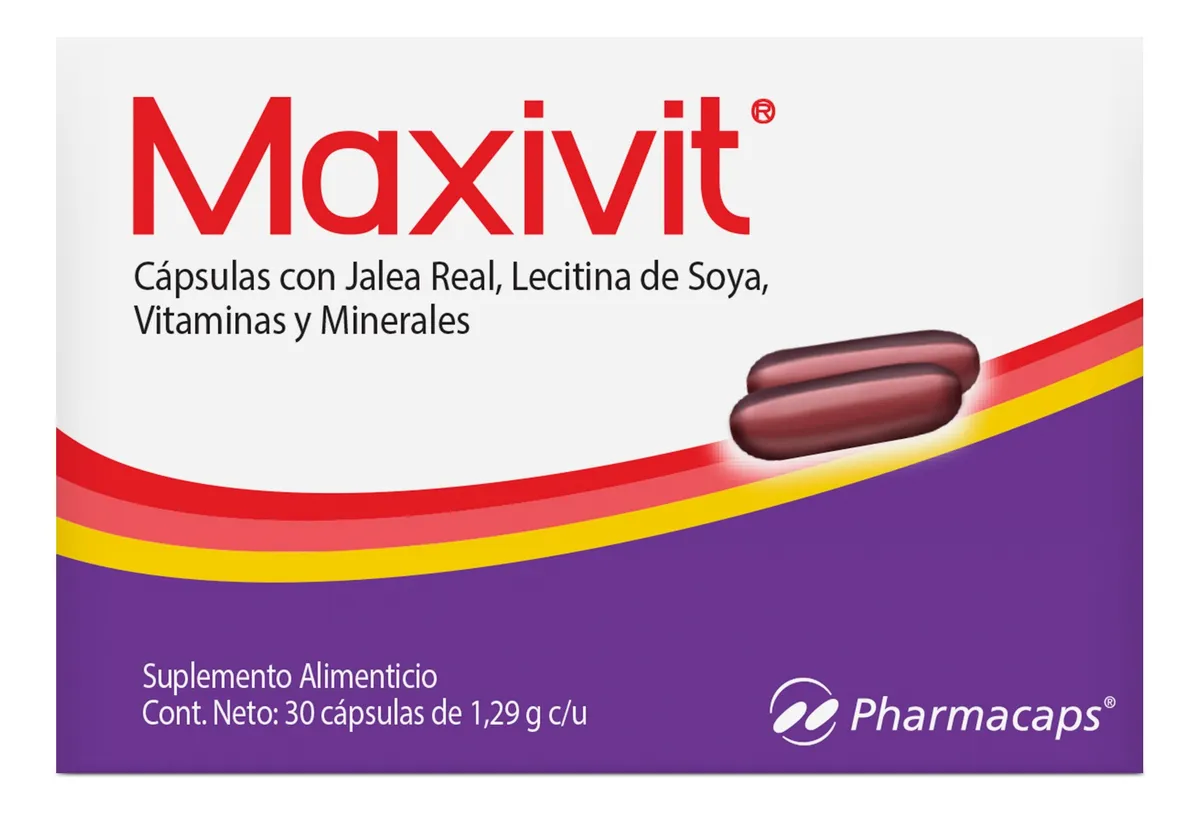 Maxivit Jalea Real Y Ajo Deodorizado Con 30 Caps Pharmacaps