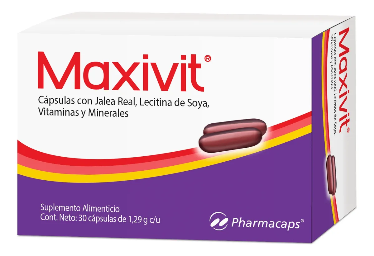 Maxivit Jalea Real Y Ajo Deodorizado Con 30 Caps Pharmacaps