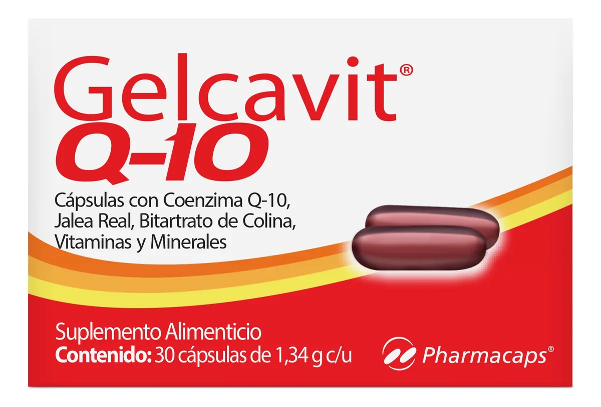 Gelcavit Q10 Con 30 Cápsulas Pharmacaps