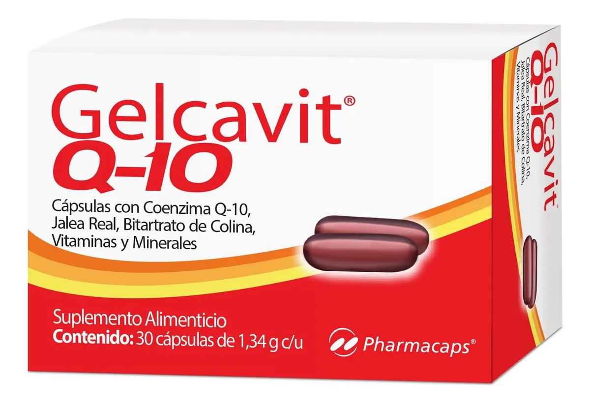 Gelcavit Q10 Con 30 Cápsulas Pharmacaps